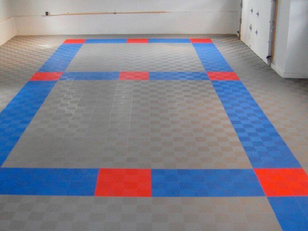 Garage Floor Tiles Interlocking Mats Plastic Basement Floating Flooring Impact 