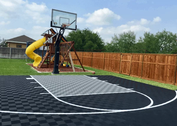 Outdoor Basketball Court Floor Tiles ModuTile Sports