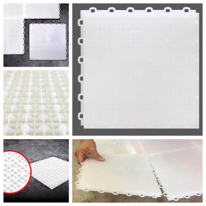 Basement Subfloor Interlocking Tiles - Panel System