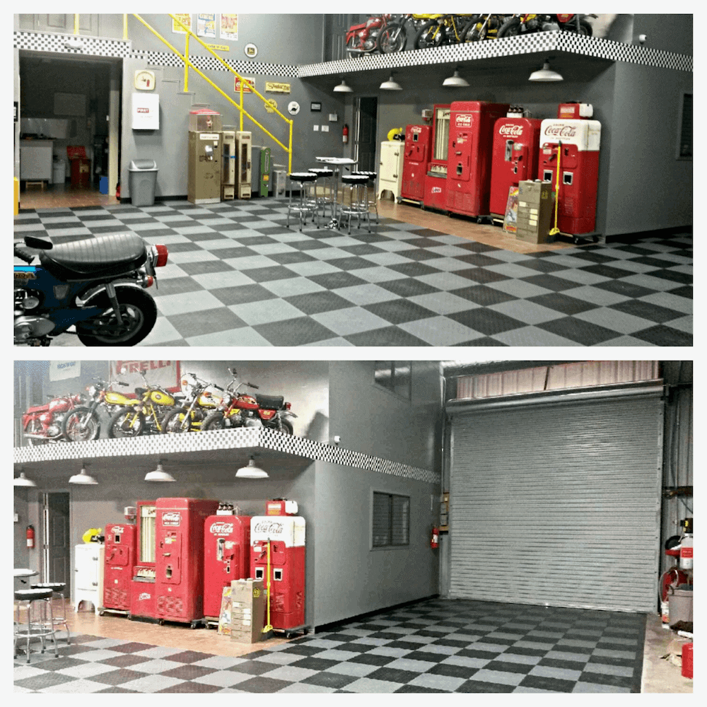 Rigid Modular Plastic Garage Floor Tiles, Colorful Interlocking, Garage Flooring  Mats for Car Detailing Shop Workshop
