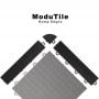 Ramp Edges for 12-inch Interlocking Floor Tiles - ModuTile - 8 Colors