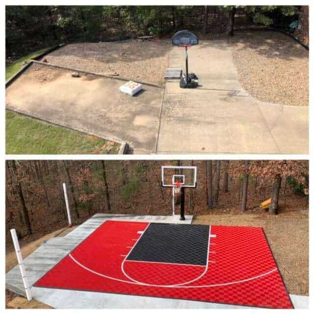 Basketball Hoop Indoor Wood Basketball Goal Gray With Black 