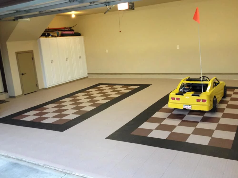 Jaymi's BLT Small Coin Garage Mats  Garage floor tiles, Garage floor,  Garage design