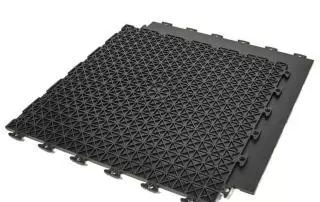 ModuTile PVC Garage Floor Tile - Black