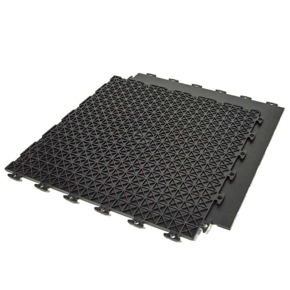 Plastic Garage Floor Tiles vs. Flexible PVC Tiles - ModuTile Flooring