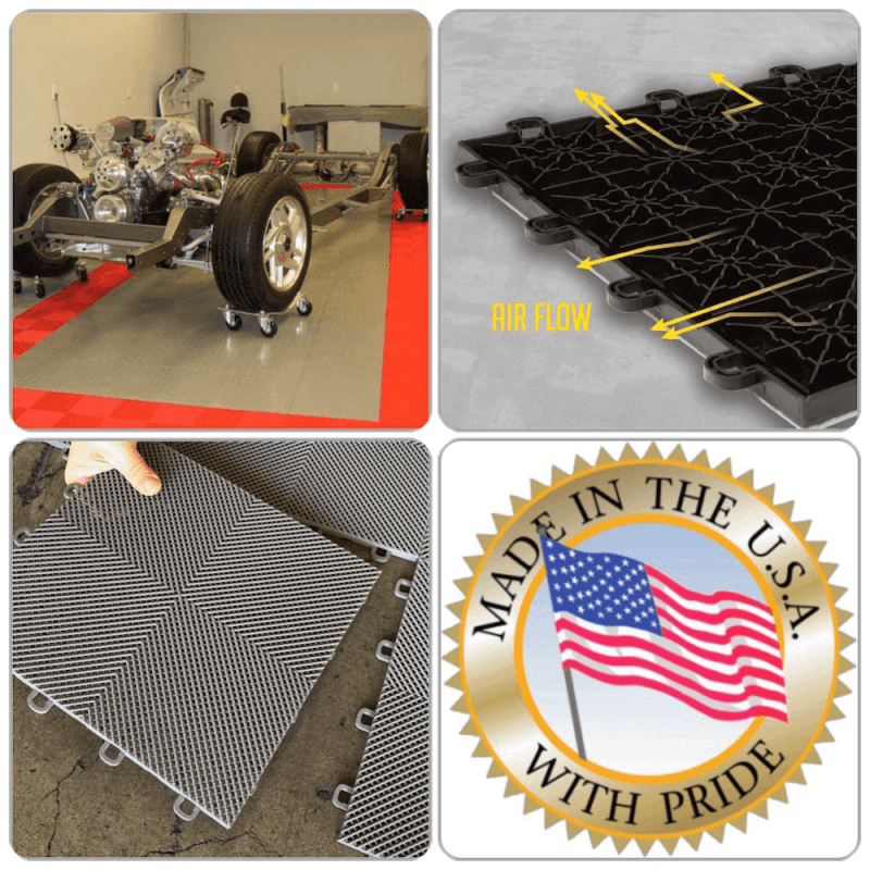 Garage Floor Tiles Interlocking Garage Flooring ModuTile