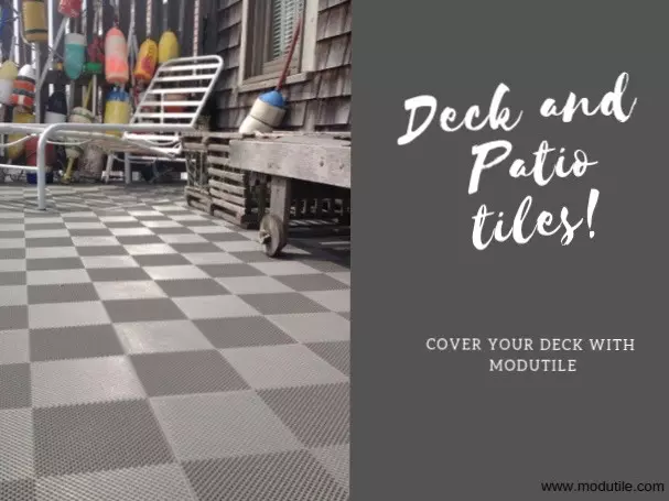 patio floor tile gray modutile