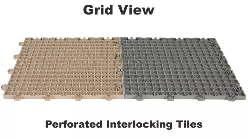 Perforated Interlocking Floor