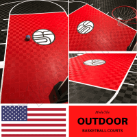 20x24 Basketball Court Floor, Kit, Outdoor / Indoor