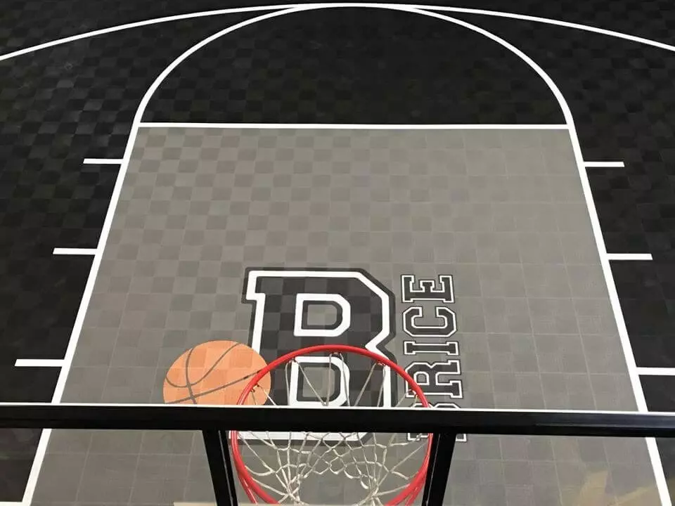Outdoor Basketball Court Graphics