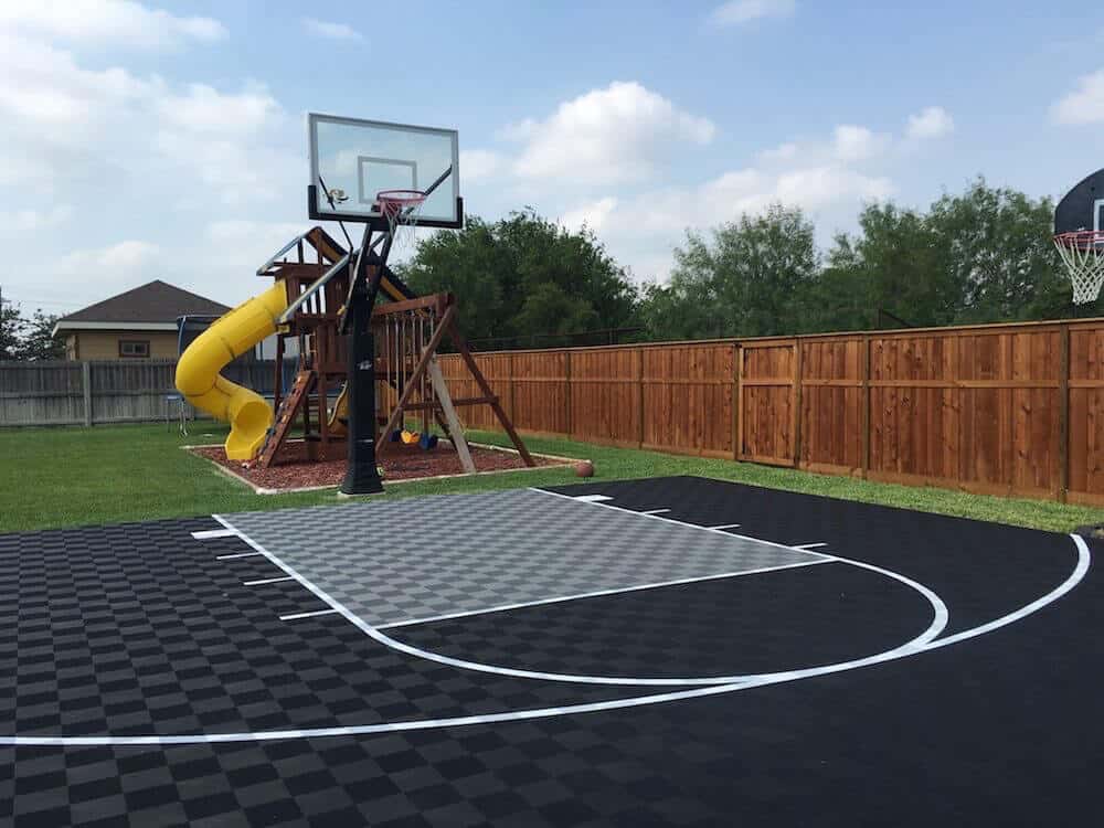 Backyard Basketball Court Ideas - ModuTile Sport Floor Picture Gallery