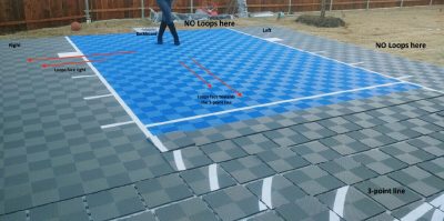 How To Install Backyard Basketball Court Tiles - Improper Orientation