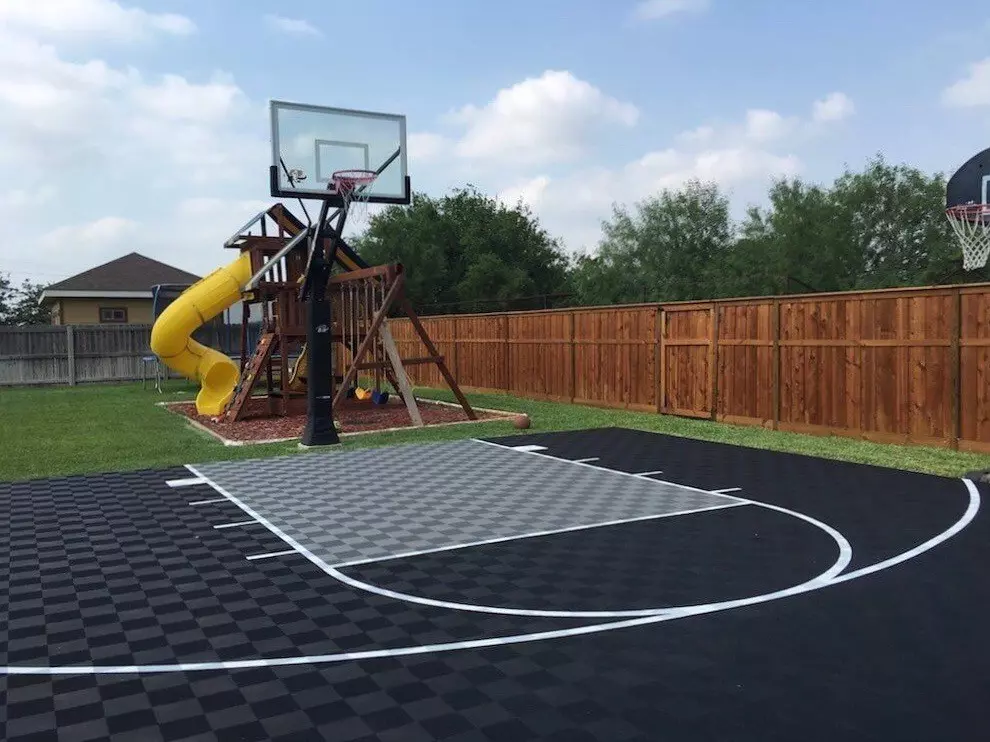 Basketball Hoop Indoor Wood Basketball Goal Gray With Black 