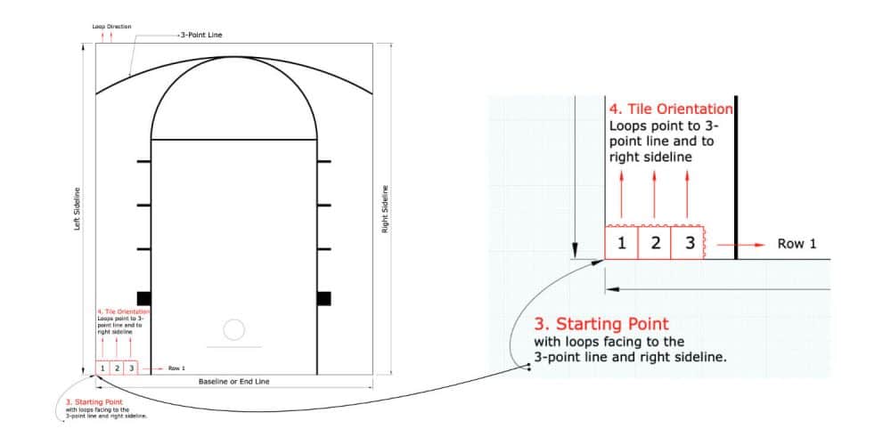 How to Install backyard Basketball Court Tiles ModuTile Sports