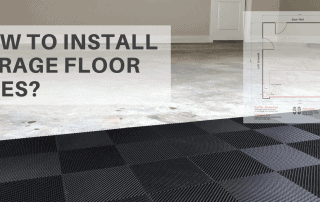 How to install garage floor tiles