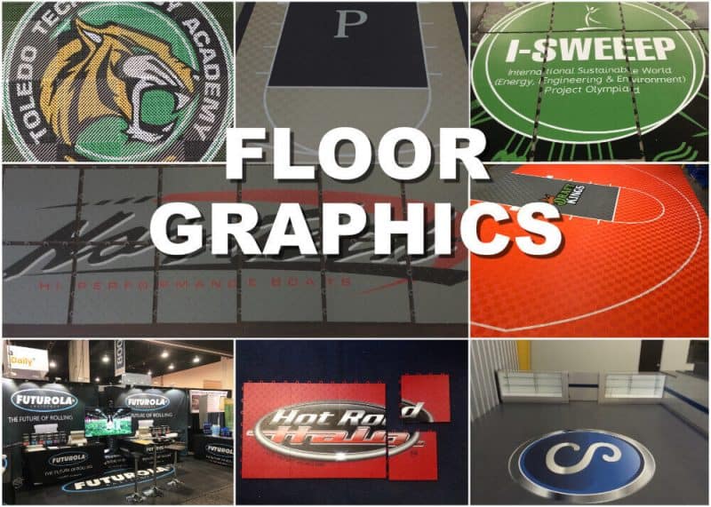 ModuTile Floor Graphics Picture Gallery