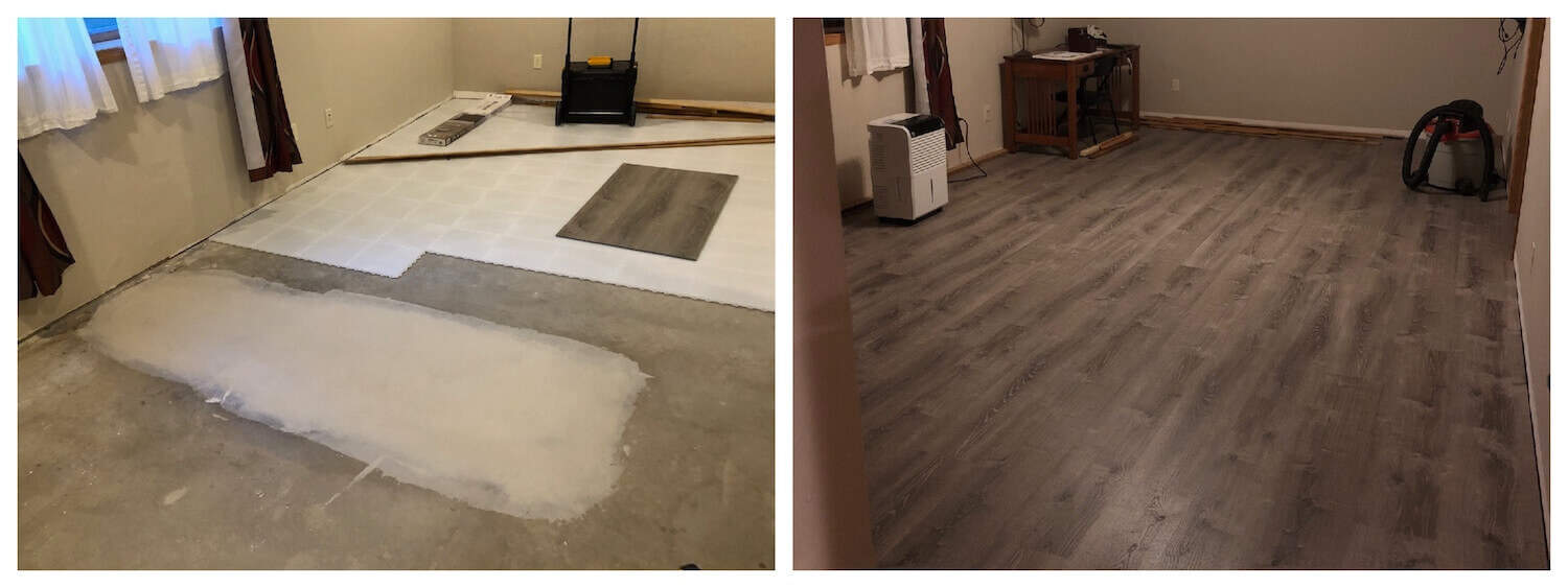 Basement Subfloor Interlocking Floor Tiles