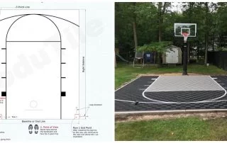 How To Install Backyard Basketball Court Tiles - 11x5