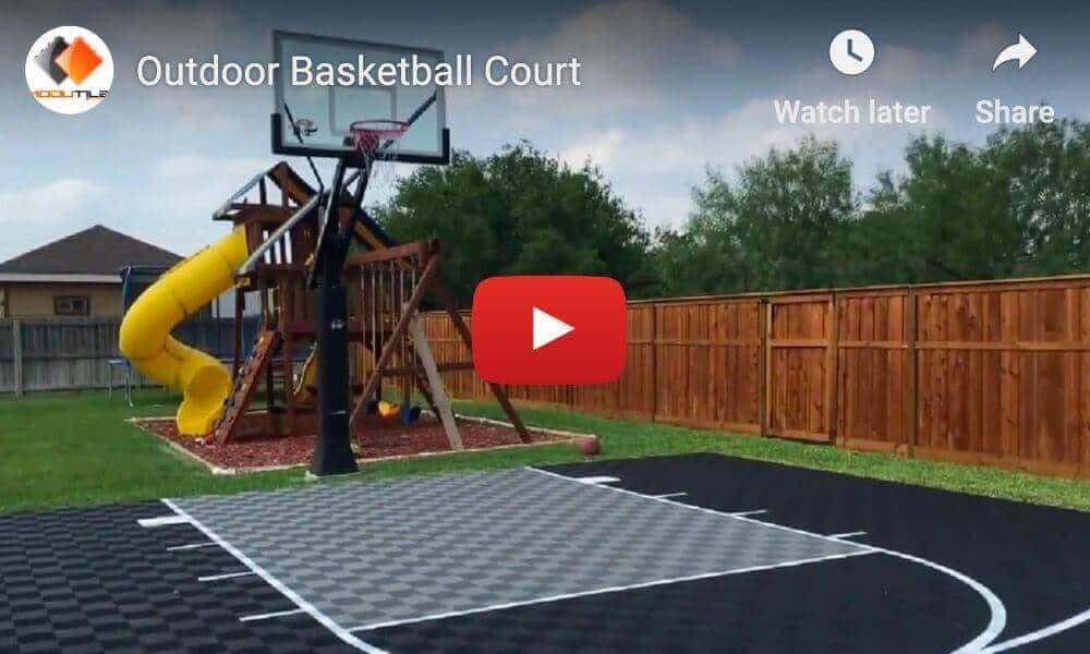 How to Install Backyard Basketball Court Tiles