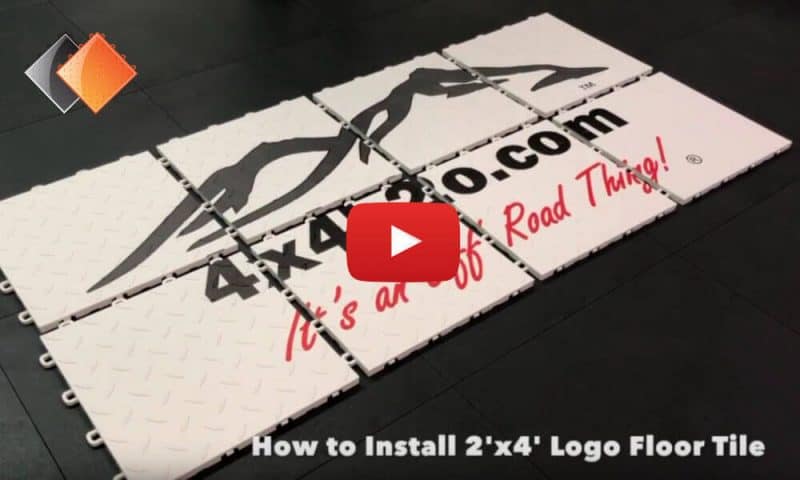Graphic Floor Tiles Trade Show Video
