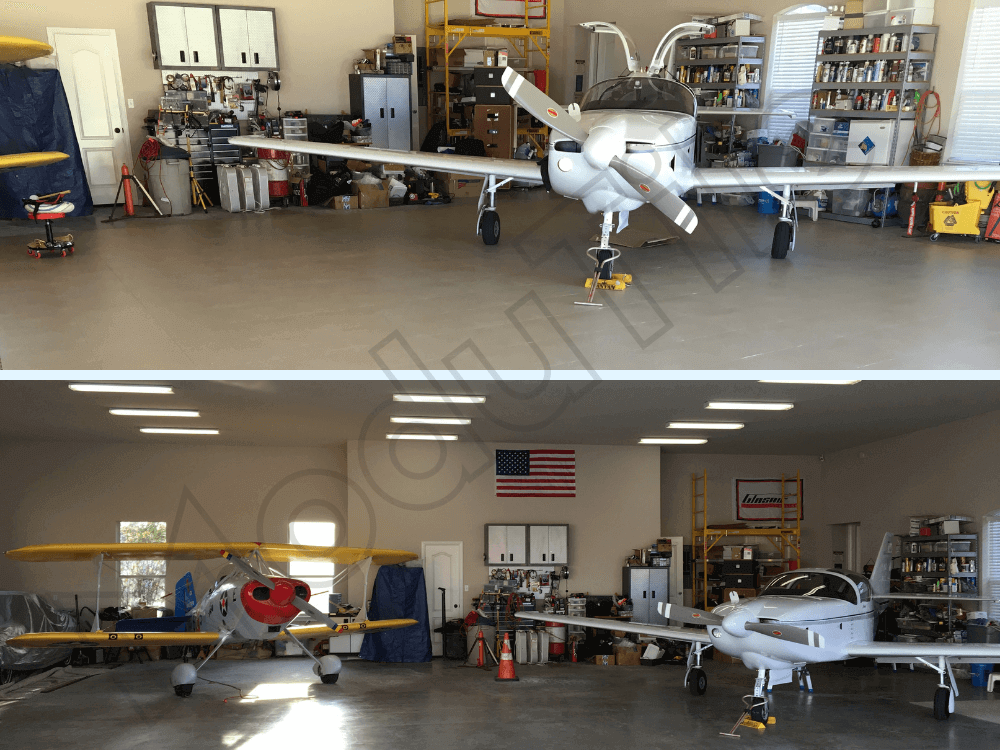 Aircraft Hangar Interlocking PVC Flooring