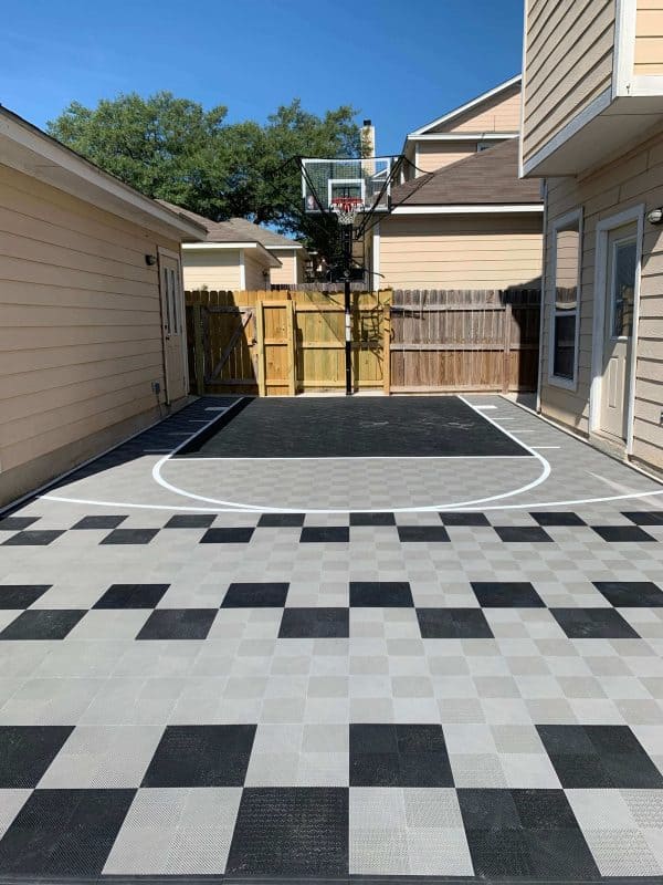 ModuTile 20x24 Backyard Basketball Court Floor Tiles