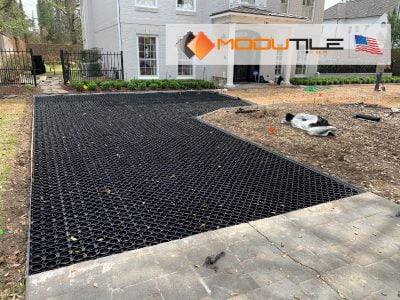 Interlocking Permeable Pavers - Driveway, Parking - ModuTile USA