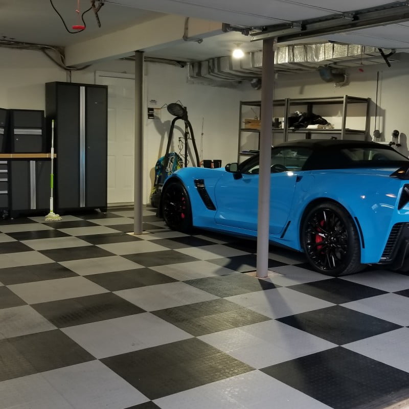 Garage Floor Gallery Pictures and Design Options ModuTile