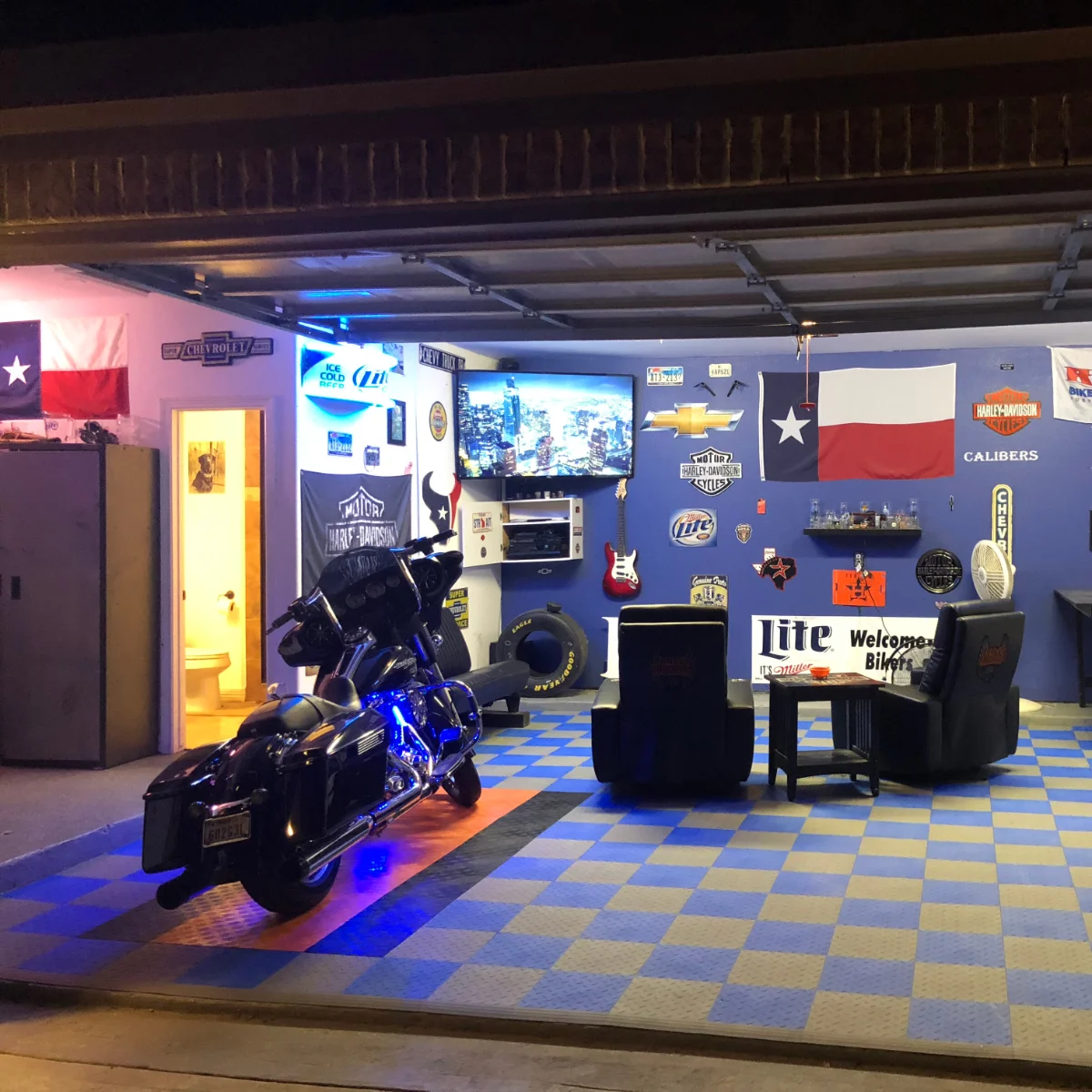 GARAGE 1  Motorcycle garage, Man cave garage, Dream garage