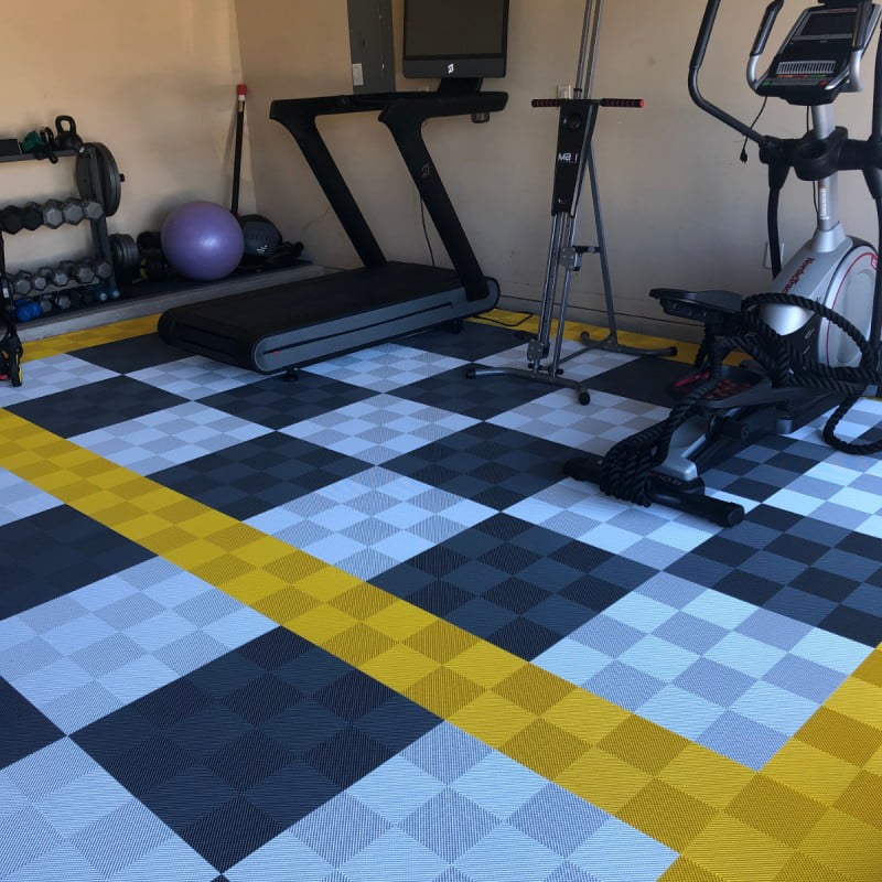 Garage Floor Gallery Pictures and Design Options ModuTile