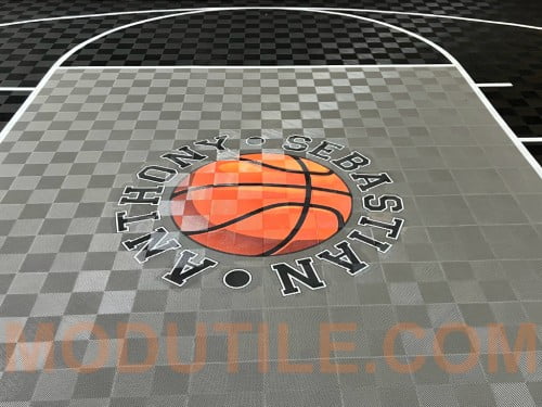 20x25 Basketball Court Floor, Kit, Outdoor / Indoor